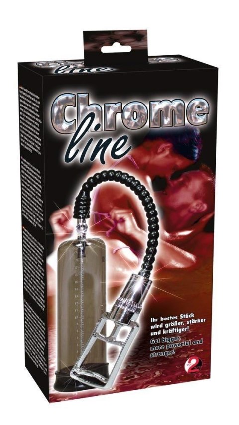 Chromowana Pompka do Penisa Chrome Line