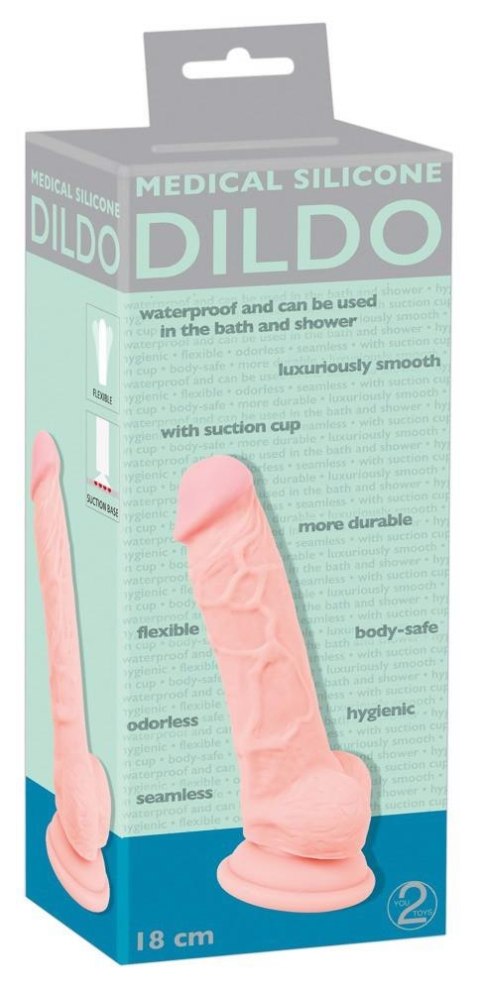Realistyczne Dildo z Medycznego Silikonu 18 cm