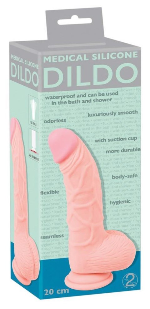 Realistyczne Dildo z Medycznego Silikonu 20 cm