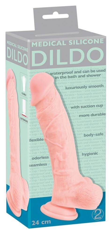 Realistyczne Dildo z Medycznego Silikonu 24 cm