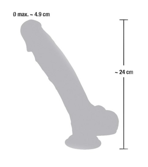 Realistyczne Dildo z Medycznego Silikonu 24 cm