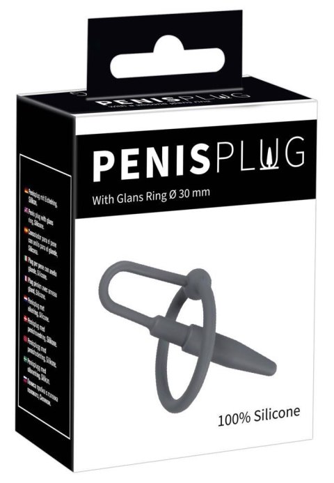 Uretrowy Plug z Pierścieniem na Żołądź