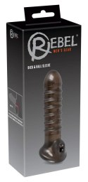 Elegancka Nakładka na Penisa Rebel Dick & Ball Sleeve Dymny