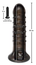 Elegancka Nakładka na Penisa Rebel Dick & Ball Sleeve Dymny