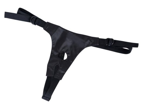 Czarny Strap-on z Zestawem Dildo