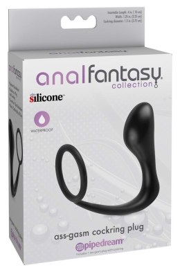 Pierścień Erekcyjny Ass-gasm z Wtyczką Analną