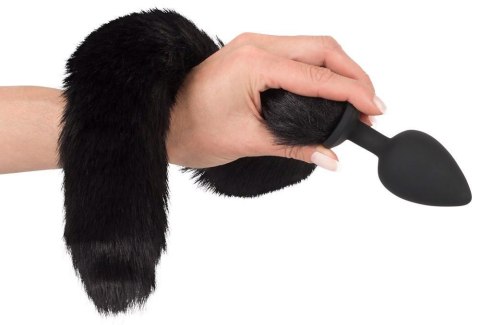 Zestaw Pet Play "Zadziorna Kotka": Korek Analny z Kocim Ogonem i Uszami