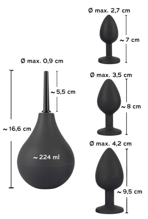 Zestaw Analny Black Velvets