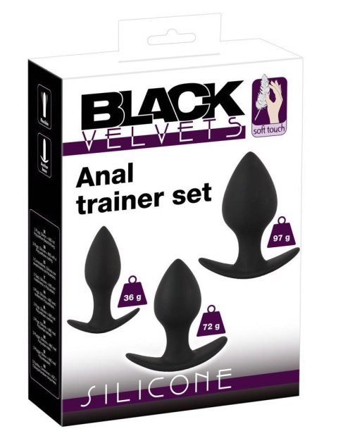 Zestaw treningowy analny Black Velvets