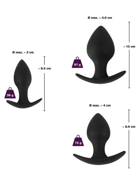 Zestaw treningowy analny Black Velvets