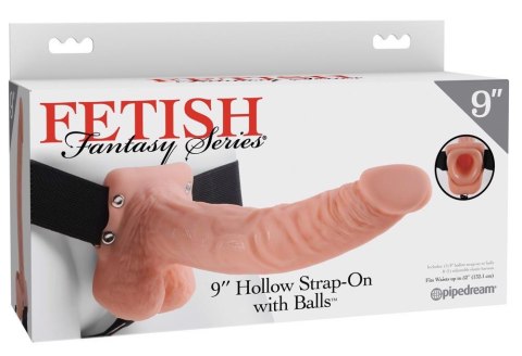 Wydrążone Dildo Strap-On Fetish Fantasy 22,9 cm