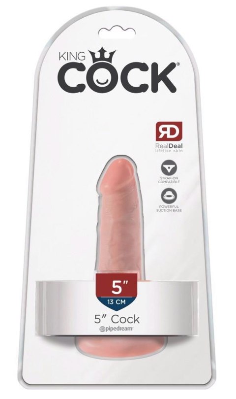 King Cock Dildo Realistyczne 5 Cali, Cielisty Odcień
