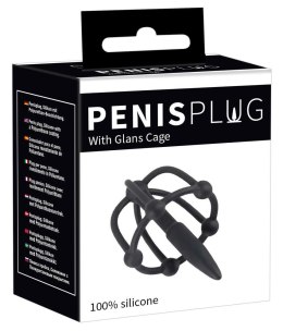 Penis Plug z Klatką na Żołądź