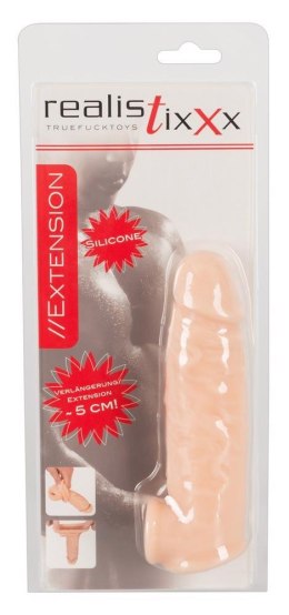 Realistixxx: Realistyczna Nakładka Wydłużająca Penisa +5 cm