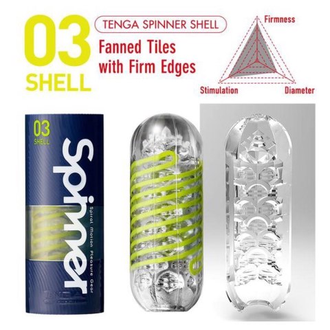 Tenga Spinner Shell: Obrotowy Masturbator