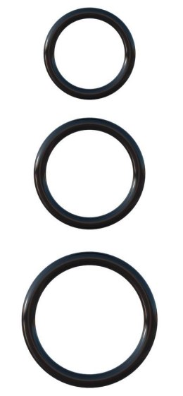 FCR Silikonowy Zestaw Trzech Pierścieni Erekcyjnych dla Wytrzymałości