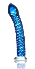 Szklany Dildo Icicles No. 29 Błękitny