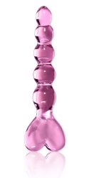 Szklane Dildo Icicles No. 43 Różowe