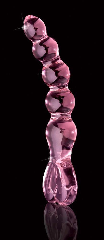 Szklane Dildo Icicles No. 43 Różowe