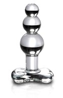Elegancki Szklany Plug Analny Icicles No. 47 Clear