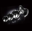 Elegancki Szklany Plug Analny Icicles No. 47 Clear