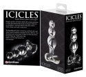 Elegancki Szklany Plug Analny Icicles No. 47 Clear