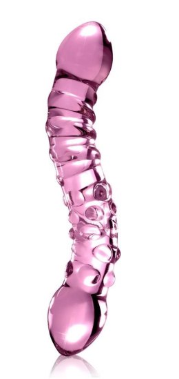 Icicles nr 55 Różowe Dildo Szklane