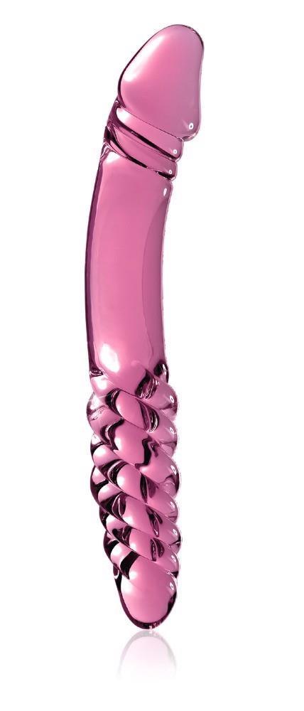 Szklane Dildo Icicles Nr 57, Różowe
