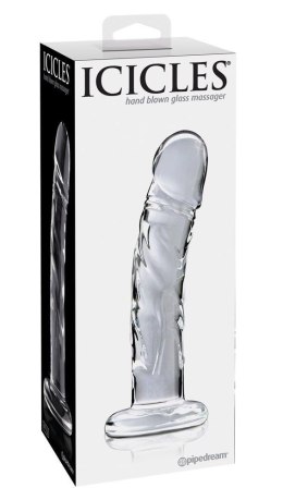 Przejrzyste Dildo Szklane Icicles No. 62