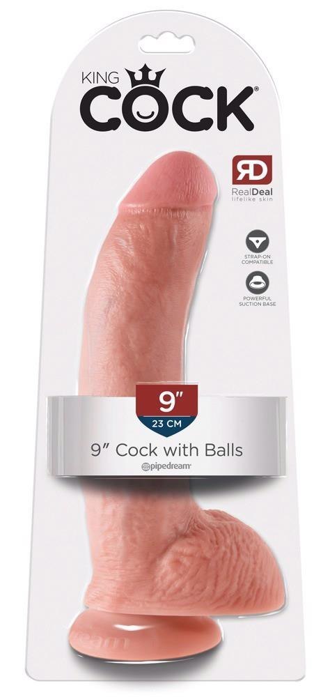 KC 9" Realistyczne Dildo z Jądrami