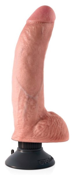 Wibrujący Realistyczny Dildo KC 23 cm z Jądrami