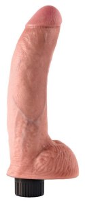 Wibrujący Realistyczny Dildo KC 23 cm z Jądrami