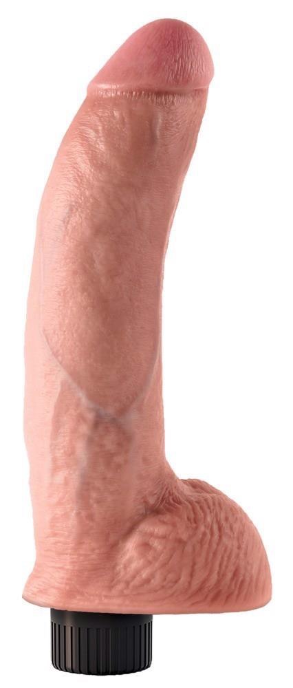 Wibrujący Realistyczny Dildo KC 23 cm z Jądrami