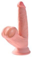 Realistyczne dildo Triple Density z ruchomymi jądrami