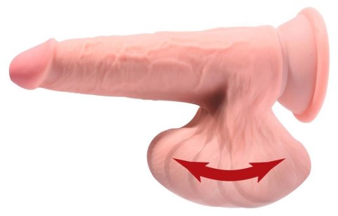 Realistyczne dildo Triple Density z ruchomymi jądrami