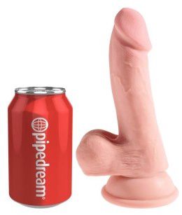 Realistyczne dildo KCP 6.5 z potrójną gęstością i jądrami