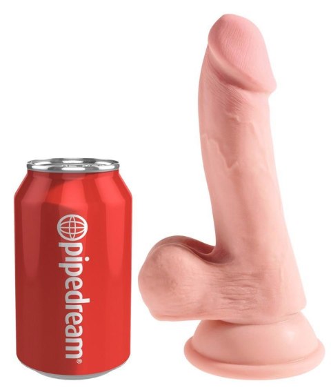 Realistyczne dildo KCP 6.5 z potrójną gęstością i jądrami
