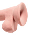 Realistyczne dildo KCP 6.5 z potrójną gęstością i jądrami
