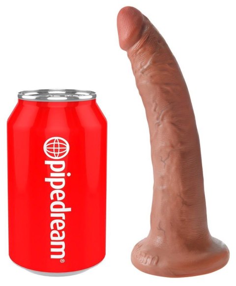 Realistyczne Dildo King Cock 7" – Naturalny Cielisty Odcień