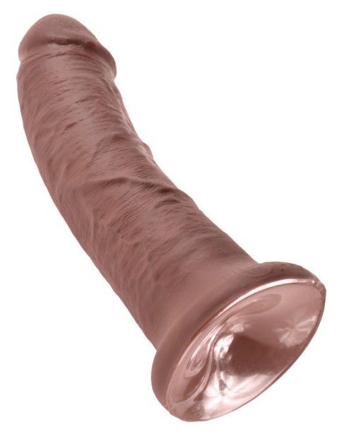 Dildo King Cock Realistyczne 20 cm Brązowe