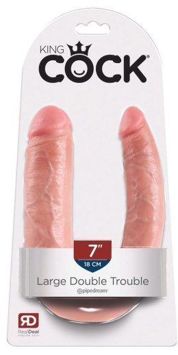 King Cock Podwójna Rozkosz – Potężne Dildo