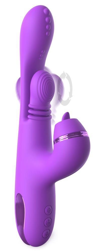 IntiMotion Pulse Pro FFH – Fioletowy, Zmysłowy Wibrator z Podwójną Stymulacją
