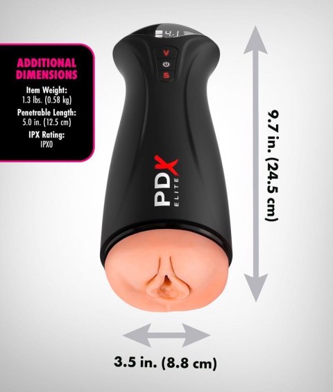 Masturbator oralny automatyczny PDXE Fuck-Gasm Light