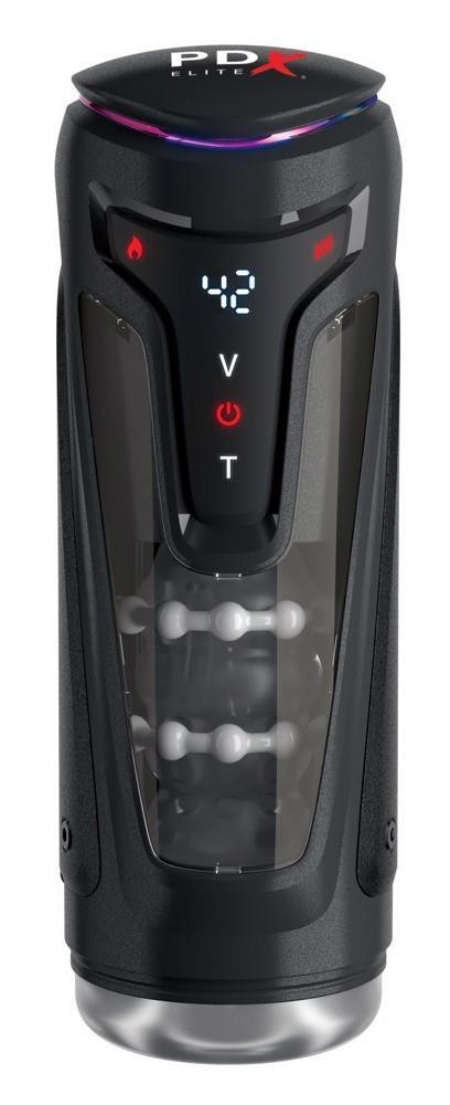 PDXE Moto-Bator Pro Light – Luksusowy Masturbator z Funkcją Grzania i Wibracji