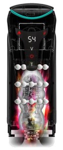 PDXE Moto-Bator Pro Light – Luksusowy Masturbator z Funkcją Grzania i Wibracji