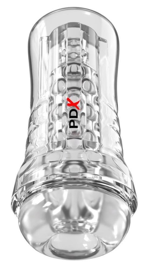 PDXE ViewTube EZ-Grip Stroker: Przezroczysty Masturbator z Pewnym Chwytem