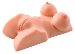 PDX Plus P: Luksusowy Masturbator Tors z Piersiami DD i Podwójną Przyjemnością