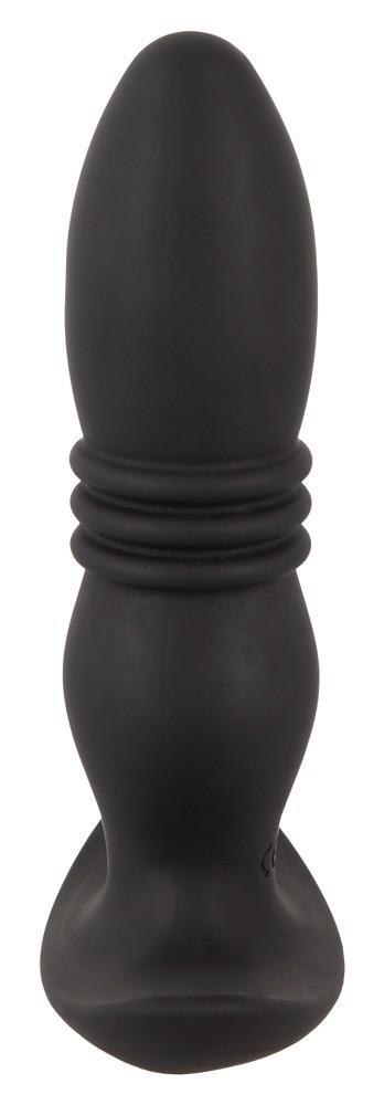 ANOS Thrusting Plug - Wibrujący Plug Analny z Funkcją Pchania