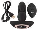 ANOS Thrusting Plug - Wibrujący Plug Analny z Funkcją Pchania