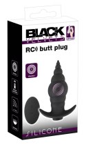 Czarny Wibrujący Korek Analny z Pilotem Black Velvets RC